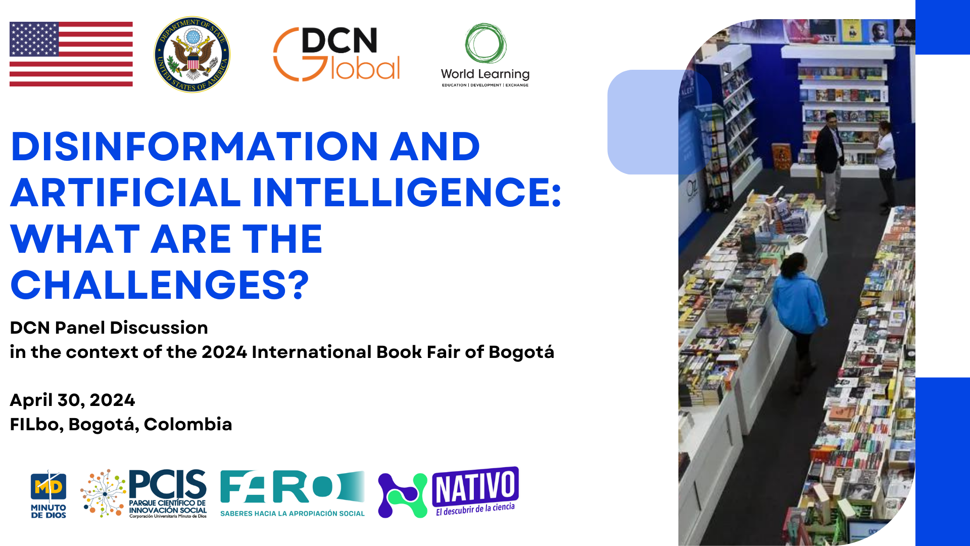 April 30: Disinformation and artificial intelligence: What are the challenges?