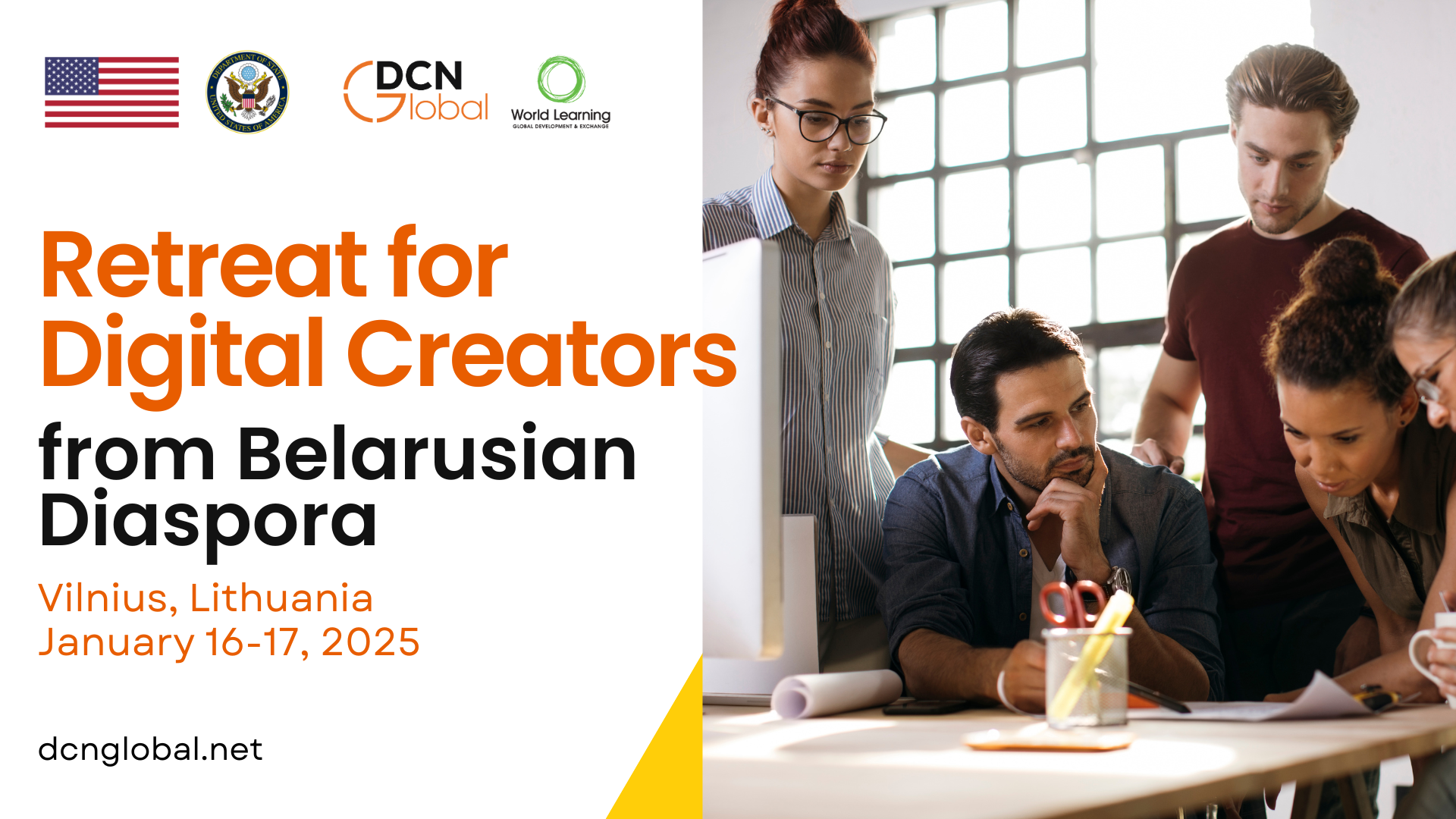 January 16-17, 2025 | Retreat for Digital Creators from Belarusian Diaspora