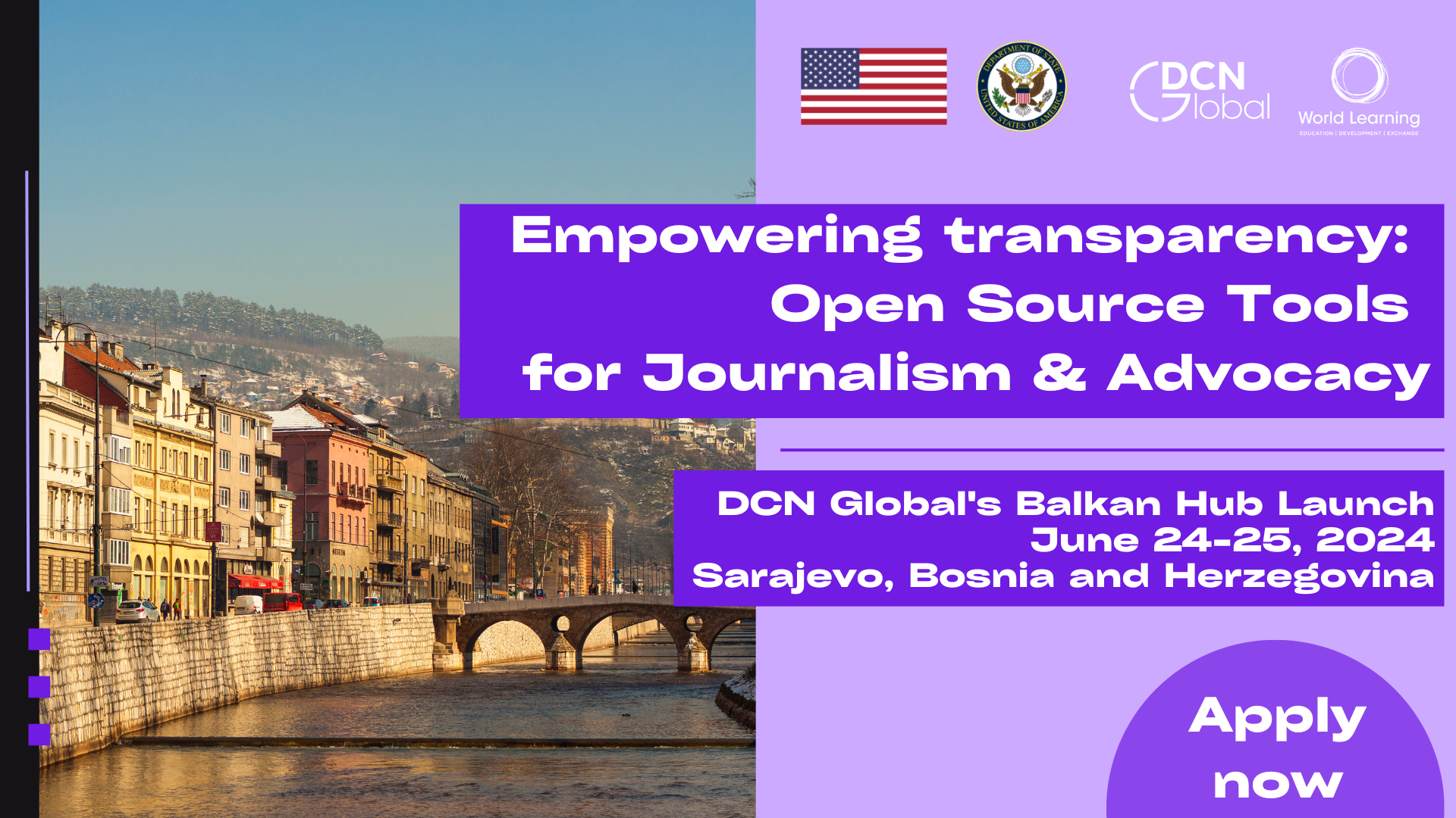 June 24-25: Empowering transparency: Open Source Tools for Journalism & Advocacy