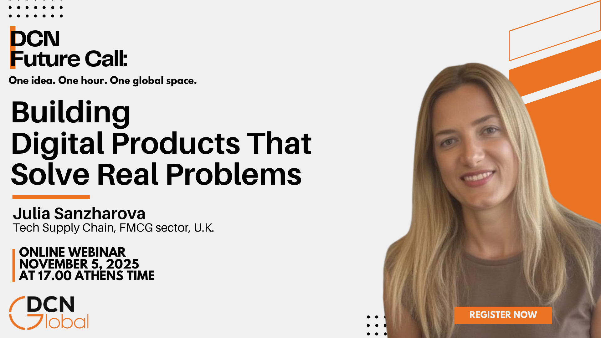 DCN Future Call Webinar Series:  Building Digital Products That Solve Real Problems