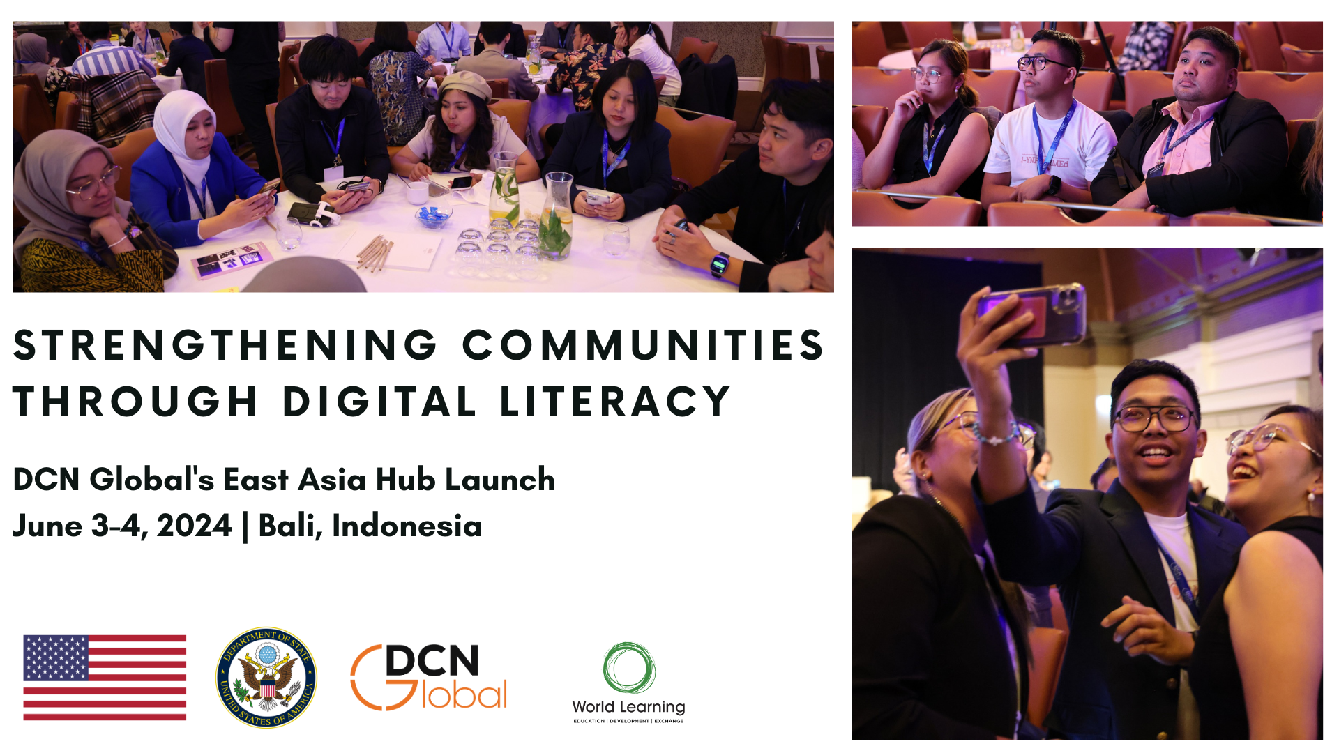 June 3-4, 2024 | Strengthening Communities Through Digital Literacy, DCN Global's East Asia Hub Launch